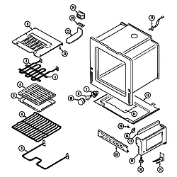 CRE9600ACL Range Oven/base Parts diagram