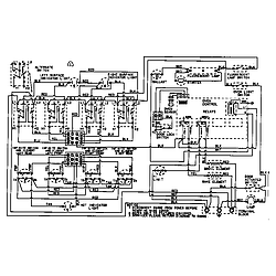 CRE9600ACL Range Wiring information Parts diagram