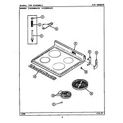 CRE9800ACE Range Top assembly (cre9800ac*) (cre9800acb) (cre9800ace) Parts diagram