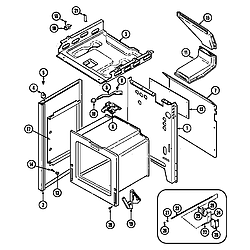 CRG9700AAL Range Body Parts diagram