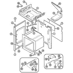 CRG9800AAE Range Body Parts diagram