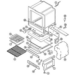 CRG9800AAE Range Oven/base Parts diagram