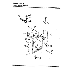 CWE900 Range Chassis Parts diagram