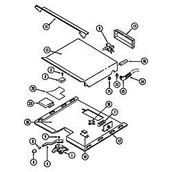 CWE9000 Range Internal controls (cwe9000bcb) (cwe9000bce) (cwe9000bdb) (cwe9000bde) Parts diagram