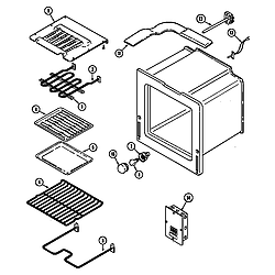 CWE9000 Range Oven (cwe9000bcb) (cwe9000bce) (cwe9000bdb) (cwe9000bde) Parts diagram