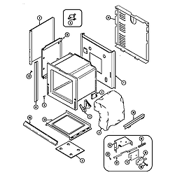 CWE9000BCB Range Body (cwe9000bcm) (cwe9000bcm) Parts diagram