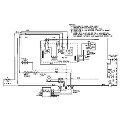 CWE9000BCB Range Wiring information (cwe9000bcm) Parts diagram