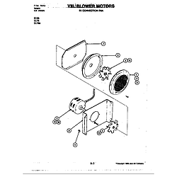 D156 Range Blower motor-convection fan (d156) Parts diagram