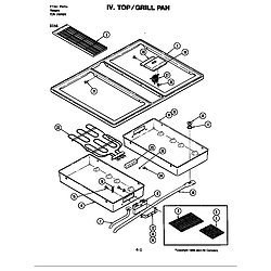 D156W Range Top (d156) Parts diagram