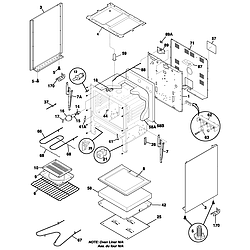 FEF352ASF Electric Range Body Parts diagram