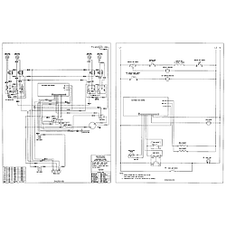 FEF366AWA Electric Range Wiring diagram Parts diagram