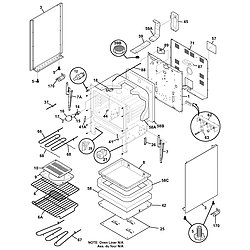 FEF366CCB Electric Range Body Parts diagram