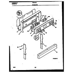 FEF377BADA Range - Electric Backguard Parts diagram