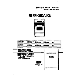 FEF389WFCD Electric Range Cover Parts diagram