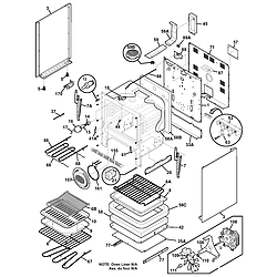 FEFL89CCA Electric Range Body Parts diagram