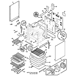 FEFL89CCB Electric Range Body Parts diagram