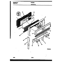 FGF353BAWA Range - Gas Backguard Parts diagram