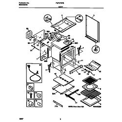 FGF379WECF Gas Range Body Parts diagram