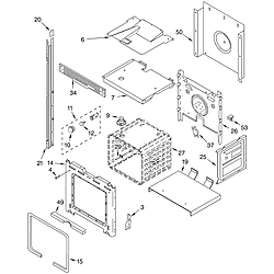 GBD307PDS09 Built In Oven - Electric Upper oven Parts diagram