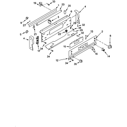 GJP85802 Free Standing - Electric Control panel Parts diagram