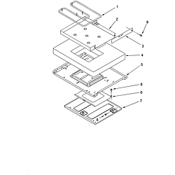 GLP84200 Free Standing Electric Range Hidden bake Parts diagram