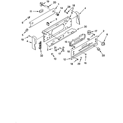 GLSP84900 Free Standing - Electric Control panel Parts diagram