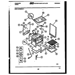 GPG35BPMX1 Range - Gas Body Parts diagram