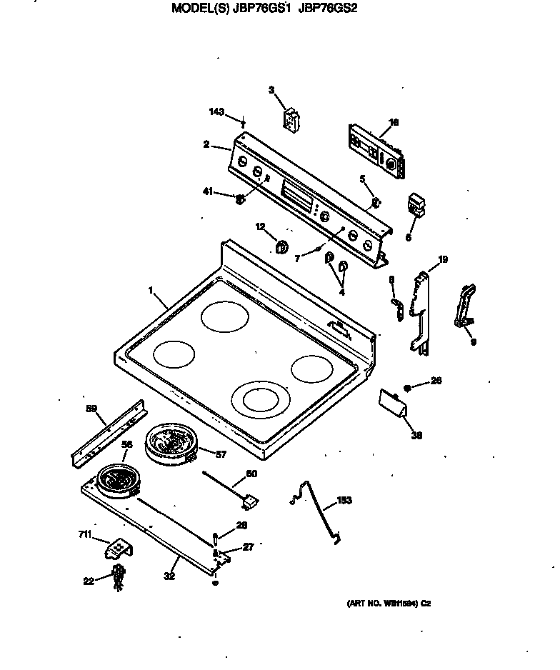 cooktop parts