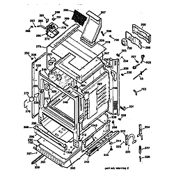 JGBP80MEV4BC Gas Range Body Parts diagram