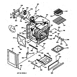 JGSP40AET1AA Gas Slide-In Range Body Parts diagram