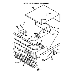 JKP14WP3WG Electric Wall Oven Control Parts diagram