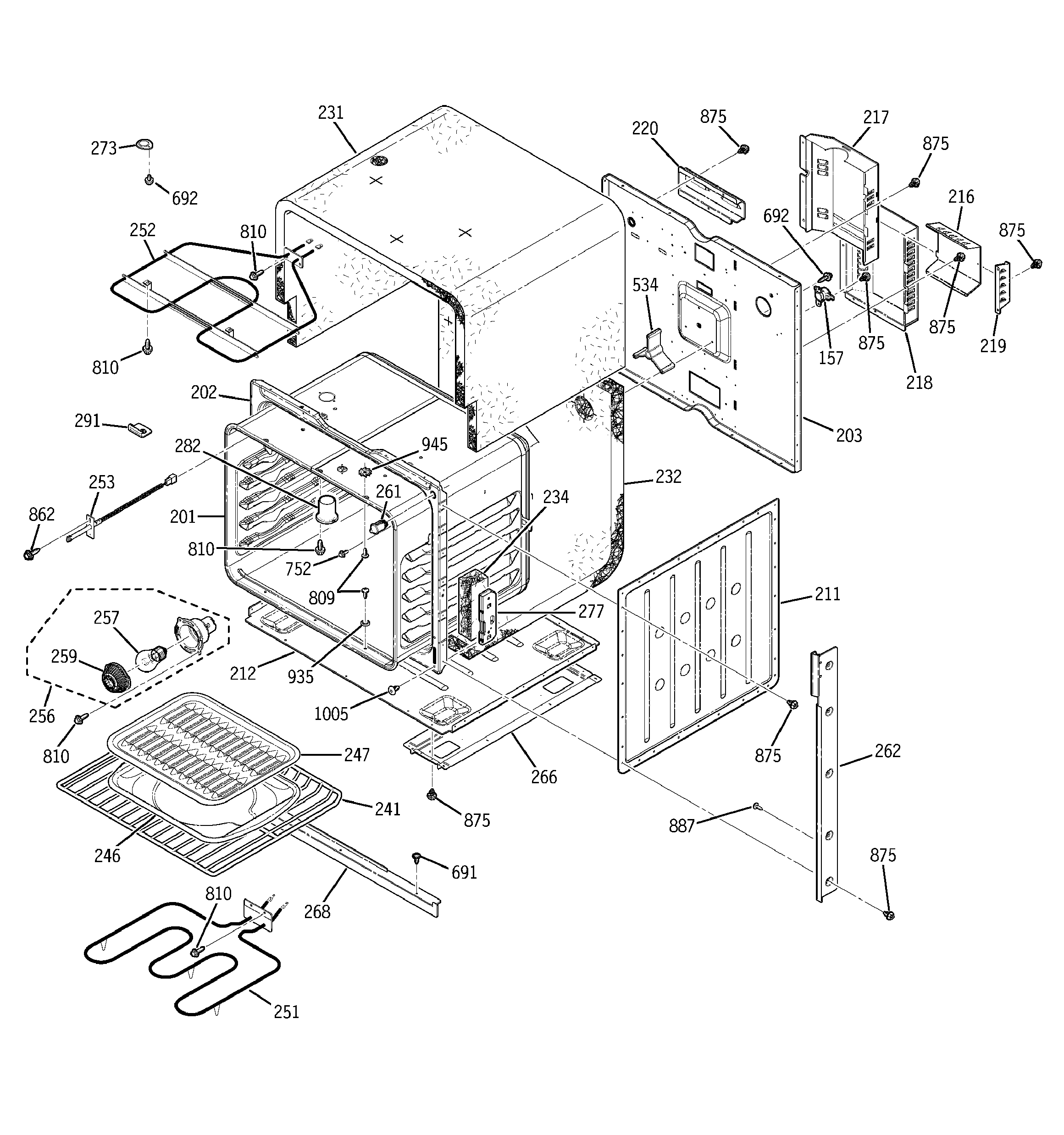 How do you find replacement parts for a GE electric oven?