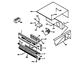 JKP45 Electric Wall Oven Control panel Parts diagram