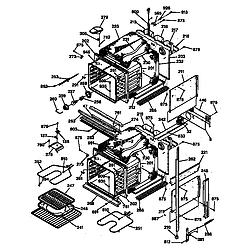 JKP45 Electric Wall Oven Oven body Parts diagram