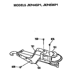 JKP45WP1 Electric Wall Oven Door lock Parts diagram