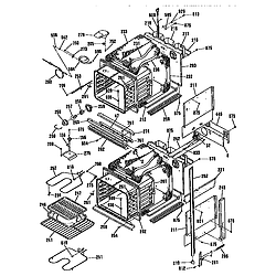 JKP45WP3WG Electric Wall Oven Main body Parts diagram