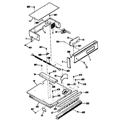 JRP14GP Oven Cabinet Parts diagram