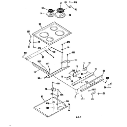 JSP28GP Range Maintop Parts diagram