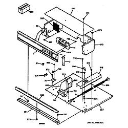 JTP13GT1BB Electric Wall Oven Control panel Parts diagram