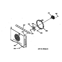 JTP16GV2BB Built-In Electric Oven Blower Parts diagram