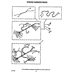 KEBI241WBL1 Electric Range Wiring harness Parts diagram