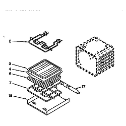 KEBI276DWH6 Oven Internal oven Parts diagram