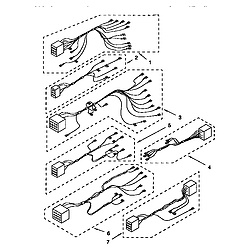 KGBS276XBLO Gas Range Wiring harness Parts diagram