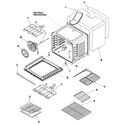 MER5875QCB Range Cavity Parts diagram