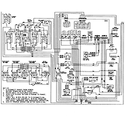 MER6772BAW Range Wiring information Parts diagram