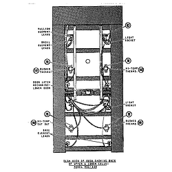 MSC229 Self-Cleaning Oven Wiring Parts diagram