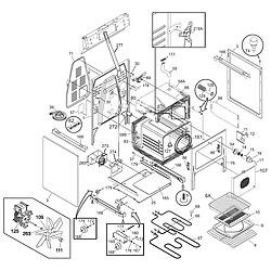 PGLEF387CS2 Electric Range Body Parts diagram