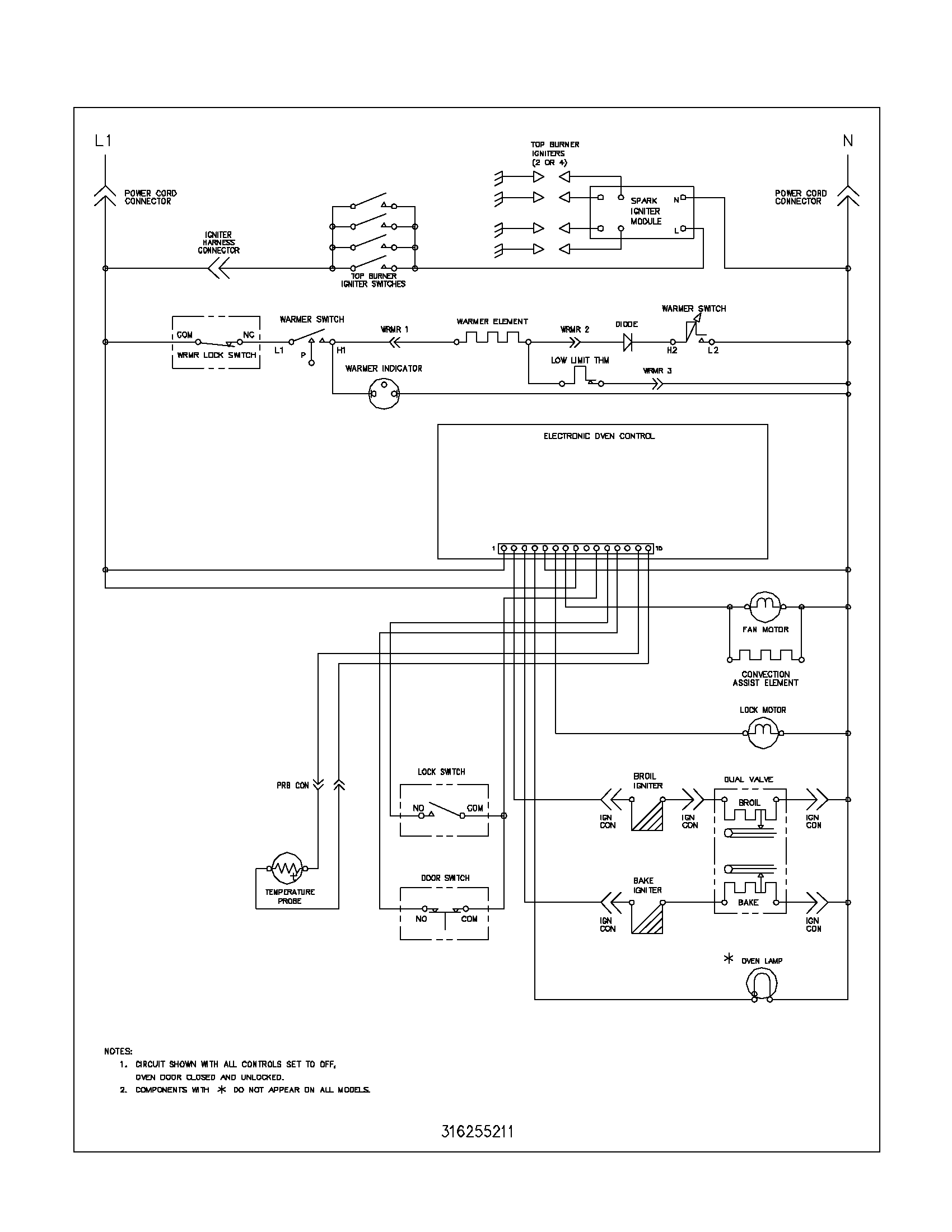 Frigidaire Plgf389ccb Gas Range Timer