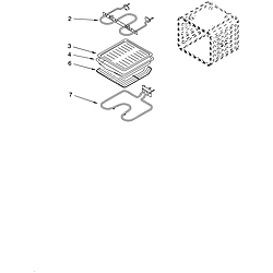 RBD275PDB14 Built In Oven - Electric Internal oven Parts diagram