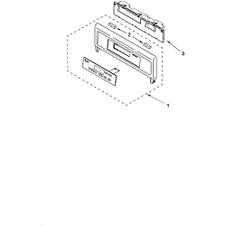 RBD275PDB15 Built In Oven - Electric Control panel Parts diagram